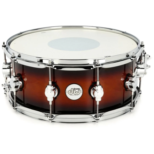DW Design Series DDLG0614SSTB 14" x 6"-Tobacco Burst