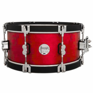 PDP Concept Maple Classic 6.5" x 14"- Ox Blood with Ebony Hoops