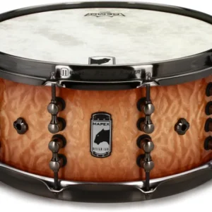 Mapex Black Panther Design Lab Versatus 6.5" x 14" - Peach Burl Burst